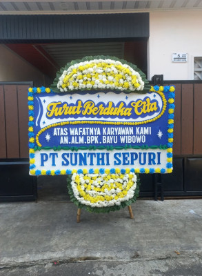 Papan Bunga Duka di Cirumpak